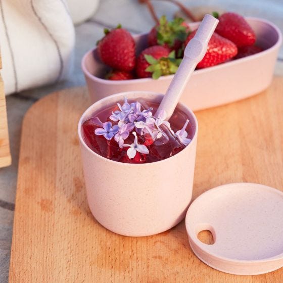 Light My Fire MyCup´n Lid Short Bio Kop - Dusty Pink