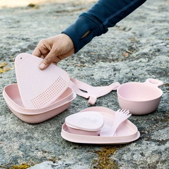 Light My Fire Outdoor MealKit 8pcs Sæt - Sandy Green