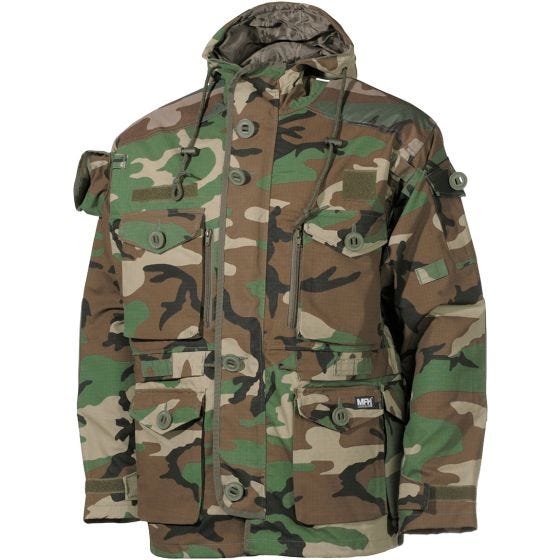 MFH Commando Smock-jakke - Woodland
