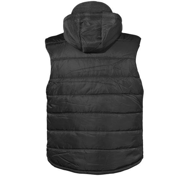 MFH Lined Vest Med aftagelig hætte - Sort
