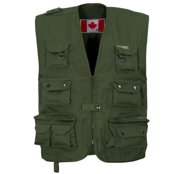 Fox Outdoor Heavy Vest - OD Grøn