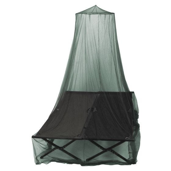 MFH Double Bed Myggenet - Olivenfarvet
