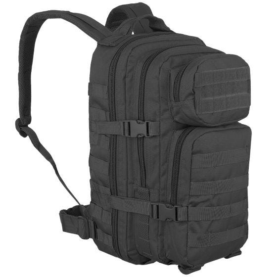 Mil-Tec MOLLE US Lille Assaultpakke - Sort
