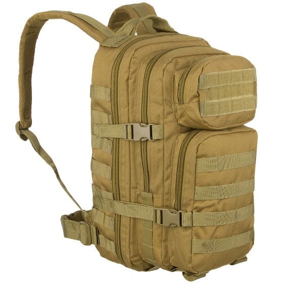 Mil-Tec MOLLE US Lille Assaultpakke - Coyote