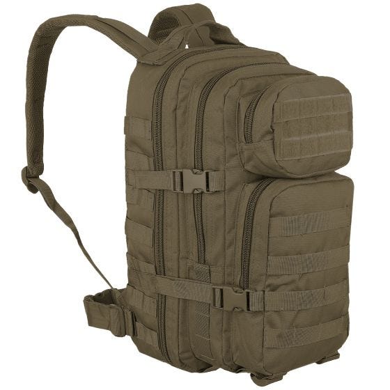 Mil-Tec MOLLE US Lille Assaultpakke - Olivenfarvet