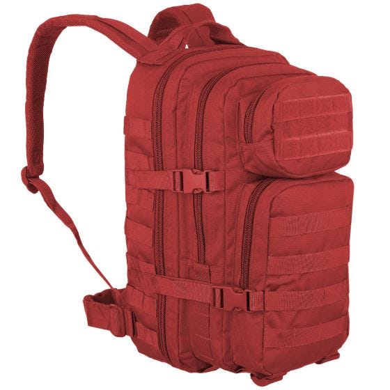 Mil-Tec MOLLE US Lille Assaultpakke - Rød