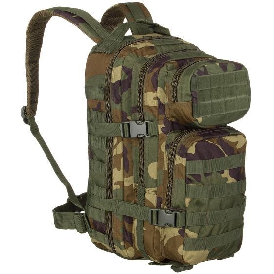 Mil-Tec MOLLE US Lille Assaultpakke - Woodland