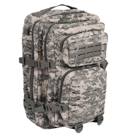 Mil-Tec US Stor Assaultpakke Laserskåret - ACU Digital
