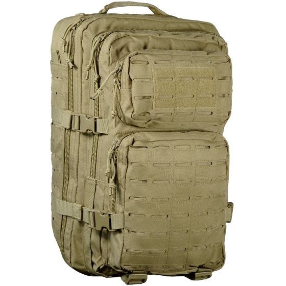 Mil-Tec US Stor Assaultpakke Laserskåret - Coyote