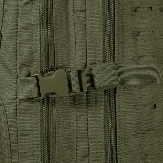 Mil-Tec US Stor Assaultpakke Laserskåret - Olivenfarvet