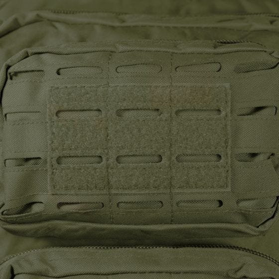Mil-Tec US Stor Assaultpakke Laserskåret - Olivenfarvet