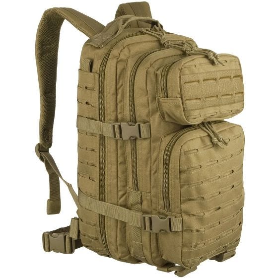 Mil-Tec US Lille Assaultpakke Laserskåret - Coyote