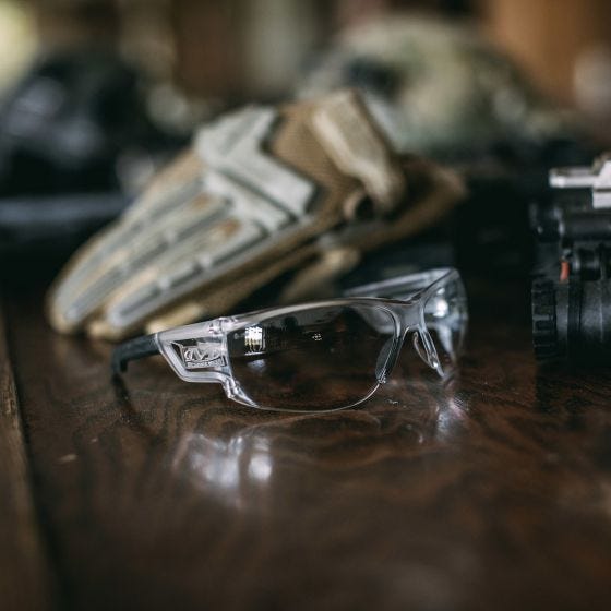 Mechanix Wear Vision Type-N S Briller - Klar linse klar ramme