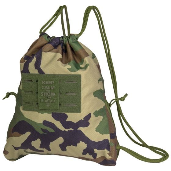 Mil-Tec HexTac Sportstaske - Woodland