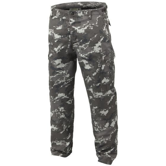 Mil-Tec BDU Ranger Kampbukser Digital Black