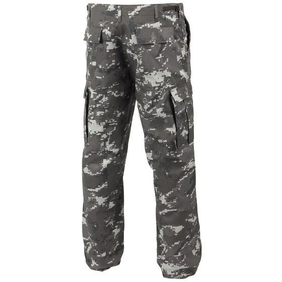 Mil-Tec BDU Ranger Kampbukser Digital Black