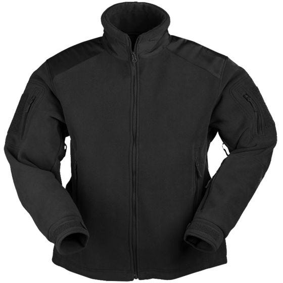 Mil-Tec Delta Fleece-jakke - Sort
