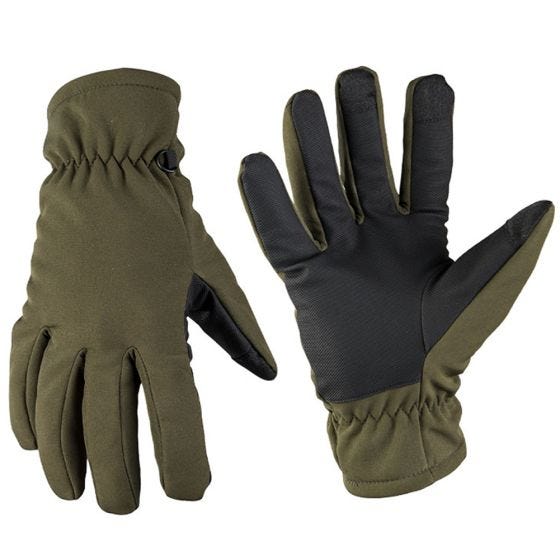 Mil-Tec Thinsulate Soft-shell-handsker - Olivenfarvet