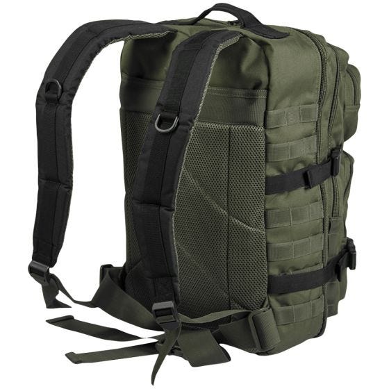 Mil-Tec US Stor Assaultpakke - Ranger Green/Sort