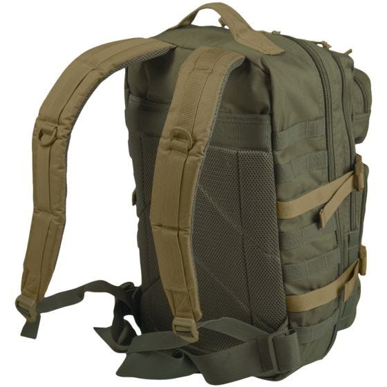 Mil-Tec US Stor Assaultpakke - Ranger Green/Coyote