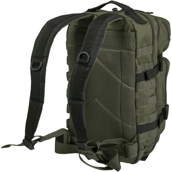 Mil-Tec US Lille Assaultpakke - Ranger Green/Sort