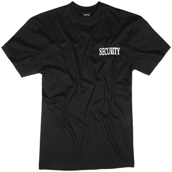 Mil-Tec Double SECURITY Print T-shirt - Sort