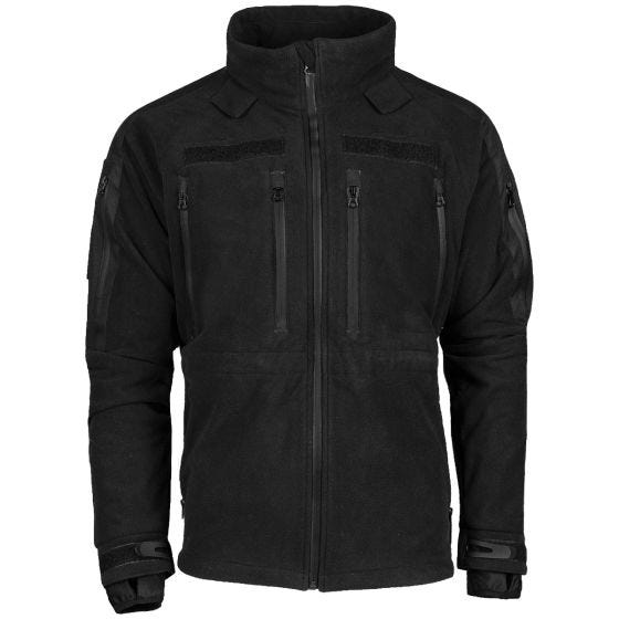 Mil-Tec Plus Cold Weather Fleece-jakke - Sort