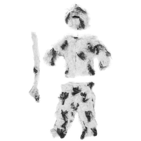 Mil-Tec Anti-Fire Basic Ghillie-dragt - Snow
