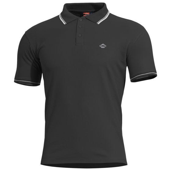Pentagon Aniketos Stripes Polo T-shirt - Sort