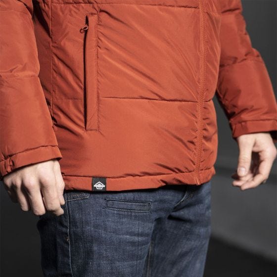 Pentagon Taurus Puffer Jakke - Maroon Red