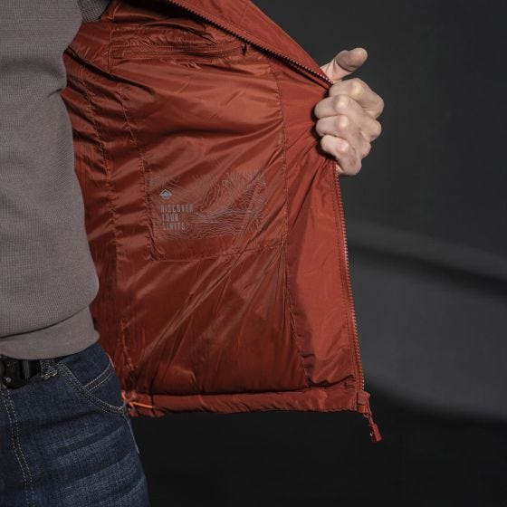 Pentagon Taurus Puffer Jakke - Maroon Red