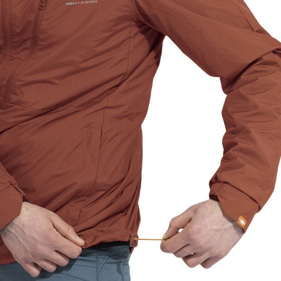 Pentagon Anemos Vindstopperjakke - Maroon Red
