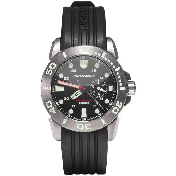 Pentagon Genesis Watch Silver