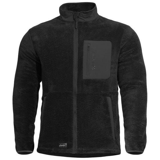 Pentagon Grizzly Sweater med fuld lynlås - Sort