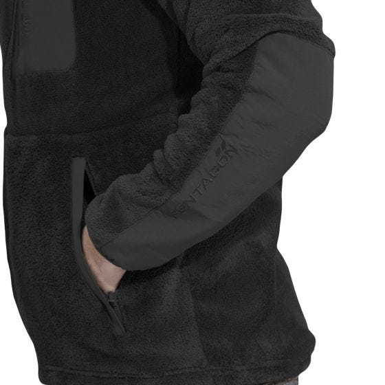 Pentagon Grizzly Sweater med fuld lynlås - Sort