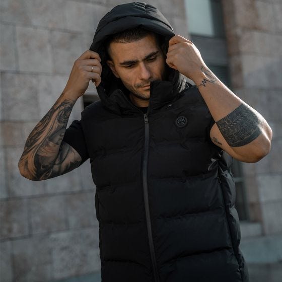 Pentagon Omega Down Vest - Cinder Grey