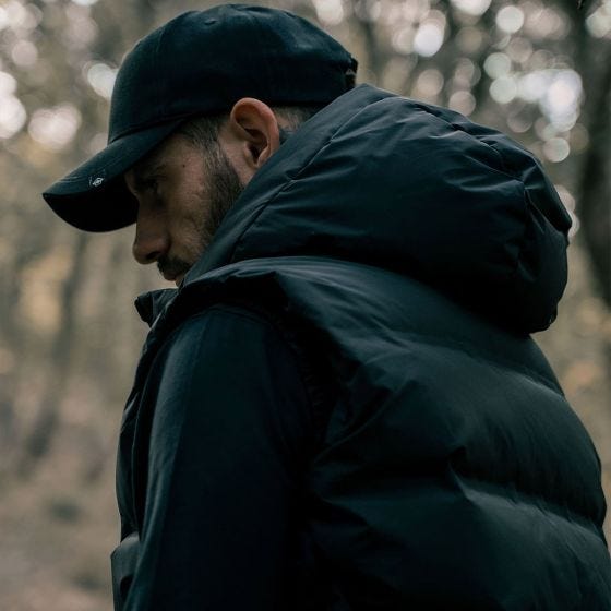 Pentagon Omega Down Vest - Cinder Grey