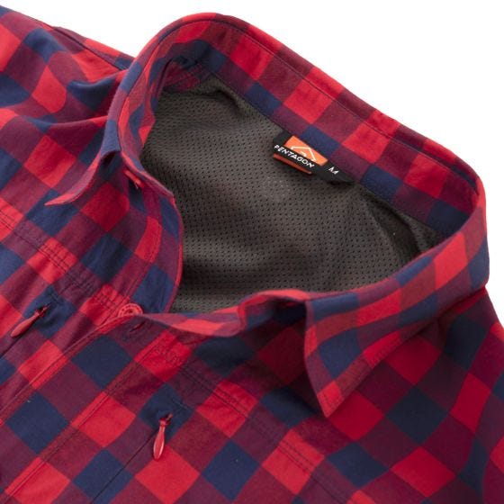 Pentagon QT Tactical Shirt Red Checks
