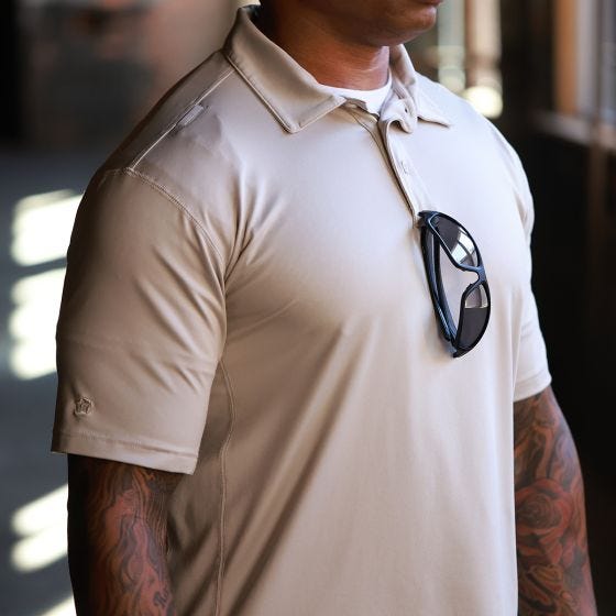 Propper EdgeTec Kortærmet polo - Heather Grey