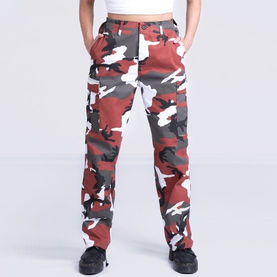 Mil-Tec Ranger Bukser Til kvinder - Red Camo