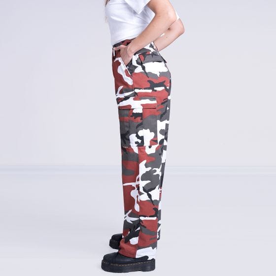 Mil-Tec Ranger Bukser Til kvinder - Red Camo