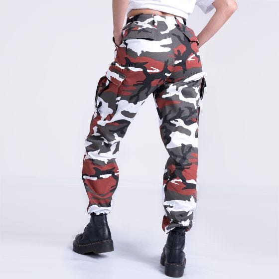 Mil-Tec Ranger Bukser Til kvinder - Red Camo