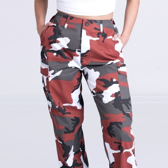 Mil-Tec Ranger Bukser Til kvinder - Red Camo