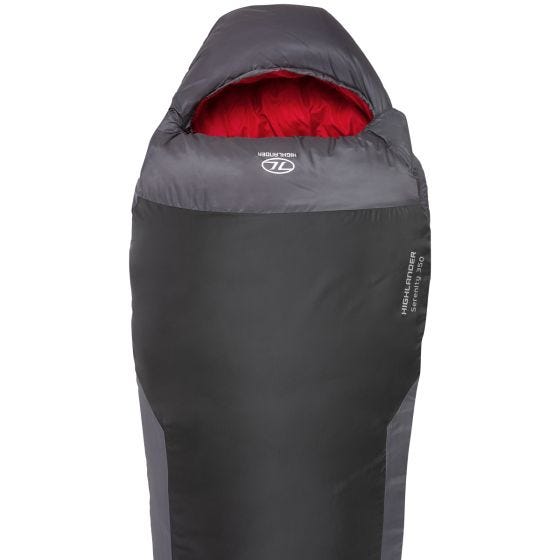 Highlander Serenity 350 Mummy-sovepose - Charcoal