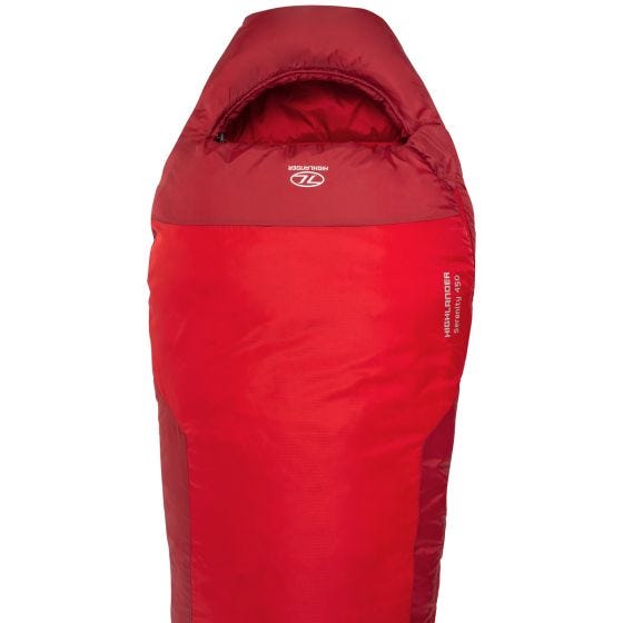 Highlander Serenity 450 Mummy-sovepose - Rød