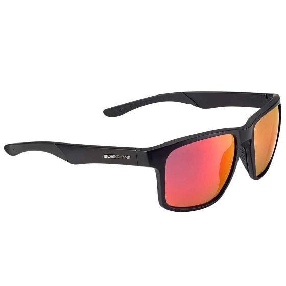 Swiss Eye Life Solbriller - Smoke BR Revo Lens / Sort mat/sort stel