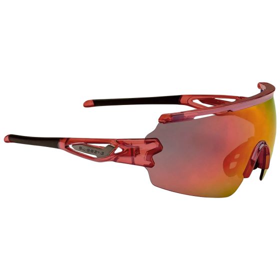 Swiss Eye Signal RX Solbriller - Smoke Red Black Revo Lens / Shiny Laser Crystal Red/Sort Frame