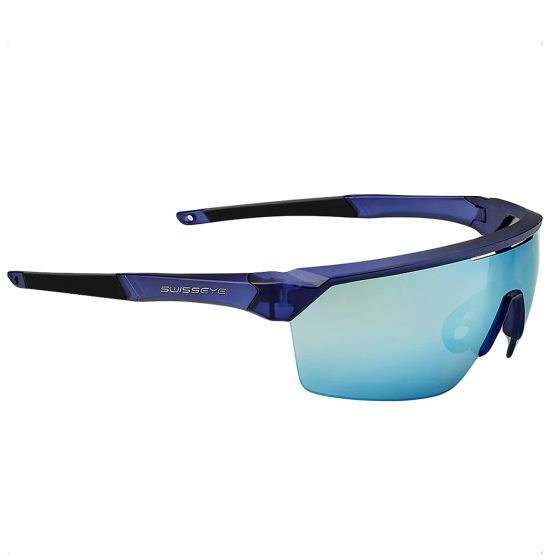 Swiss Eye Sprint RX Solbriller - Smoke BW Lens / Crystal Dark Blue Matt / Black Frame