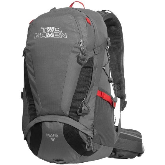 TAC MAVEN Mars Outdoor Rygsæk 30 L - Cinder Grey