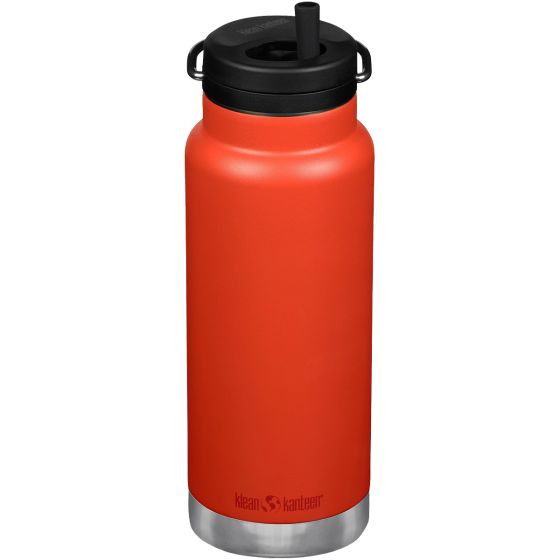 Klean Kanteen TKWide Termoflaske 946 ml Twist Cap w/Straw - Tiger Lilly
